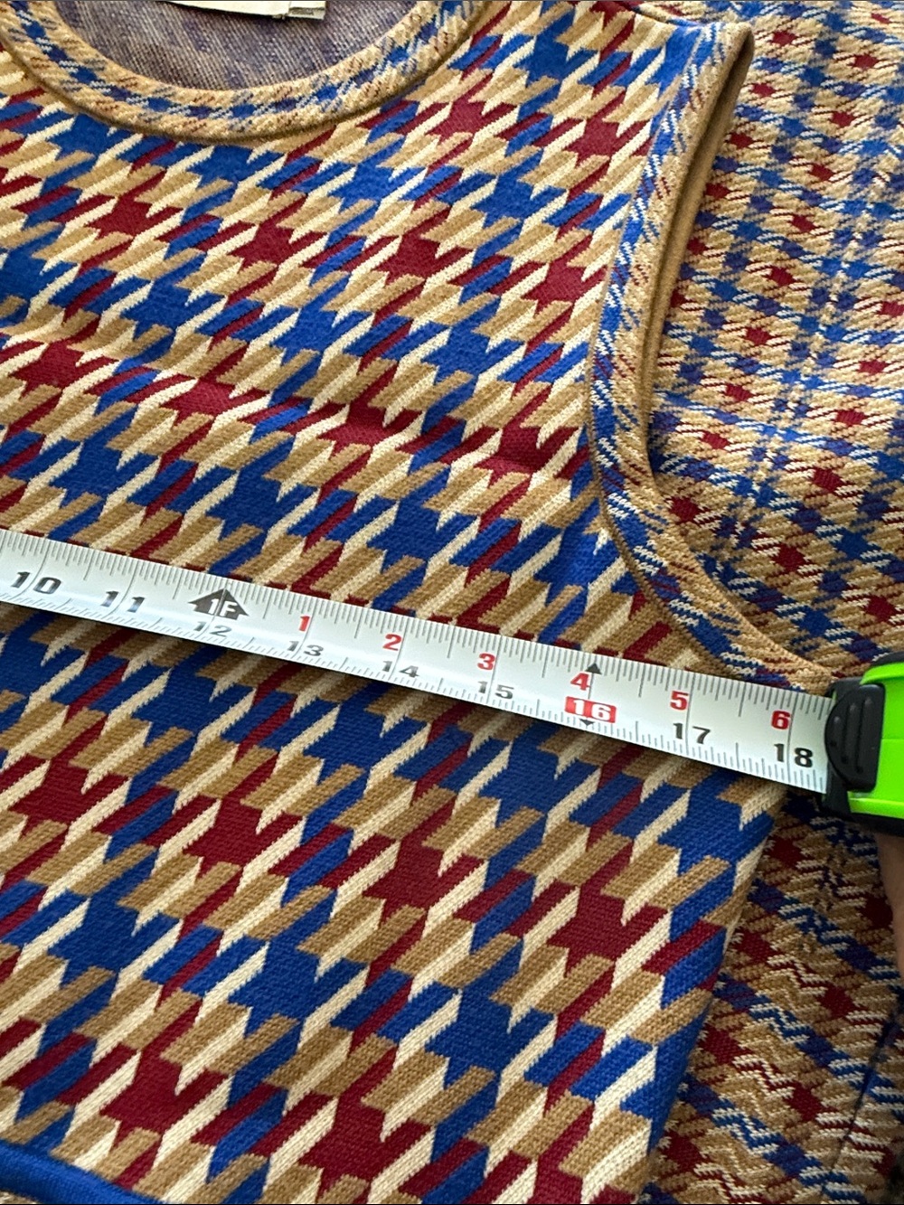 NWOT Tory Burch Houndstooth Dress L - Picture 5 of 7